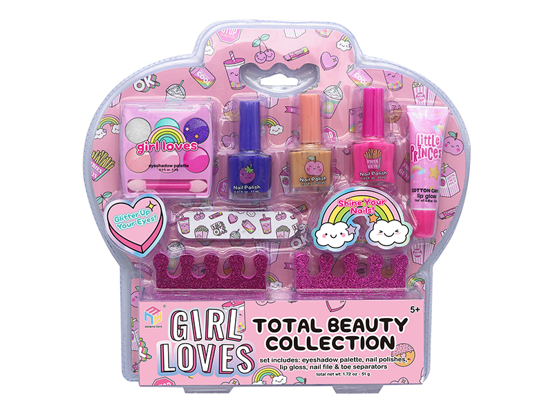 Makeup + Nail Art Set