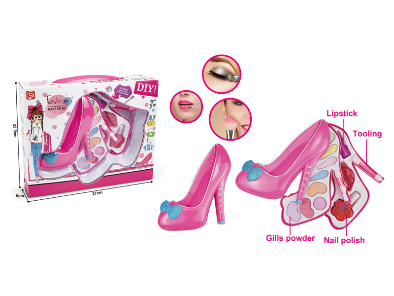 Second Layer Crystal Shoe Cosmetic Box Set