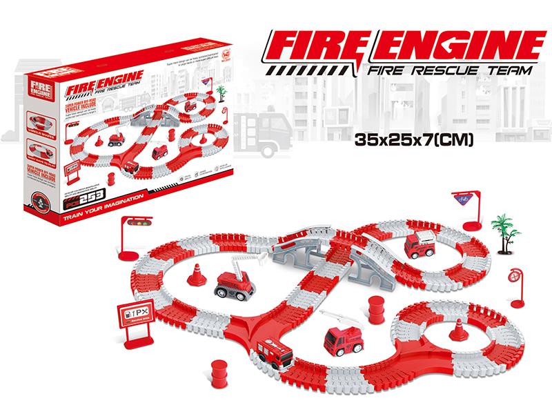Speed Track Electric Rail Car (253PCS)