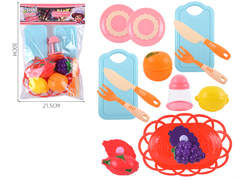 Tableware With Cutting Fruits Set