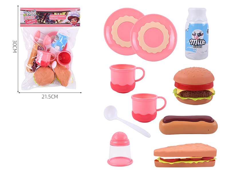 Fast Food Toy Tableware Set