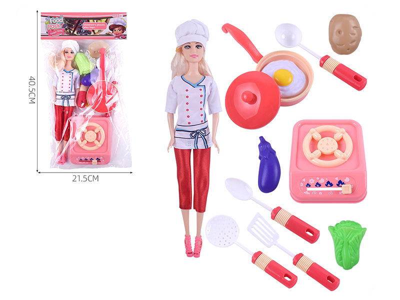 Simulation Tableware + Doll