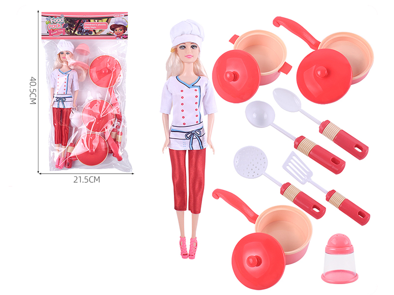 Simulation Tableware + Doll