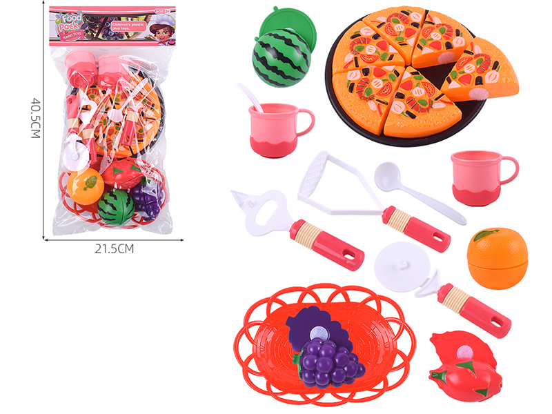 Simulation Tableware With Cutting Pizza Set