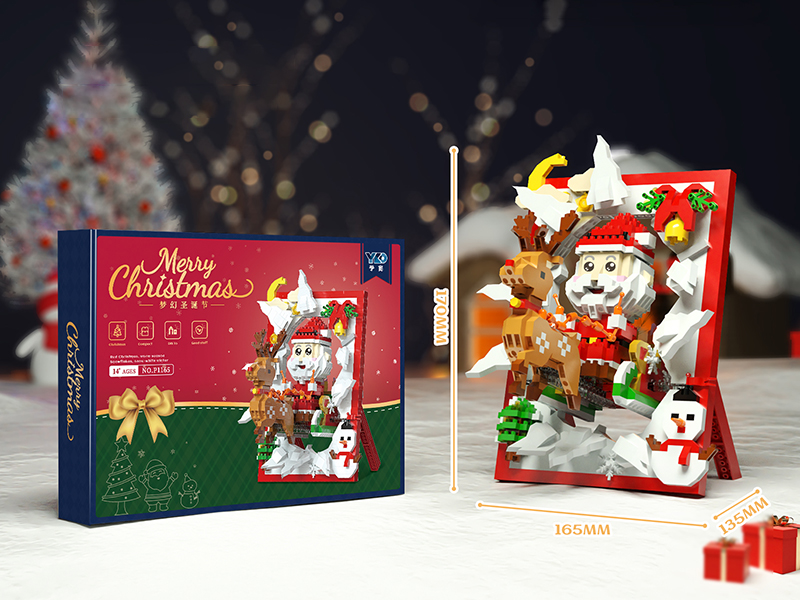 Santa Claus Photo Frame Building Blocks