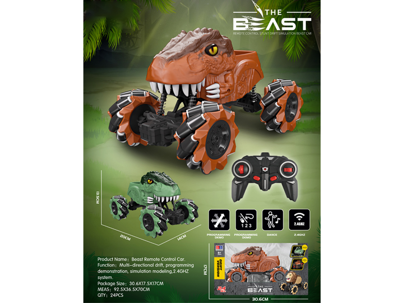 2.4G R/C Tyrant Dragon Climbing Car