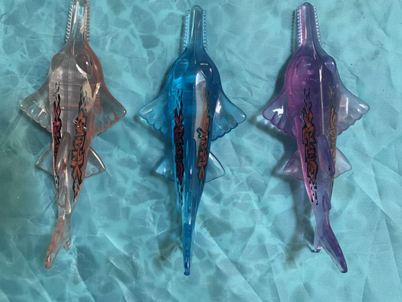 4pcs Transparent Torpedo Diving Game