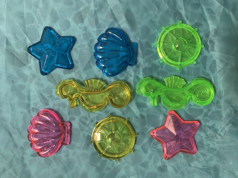 8PCS Diving Seahorse Gem