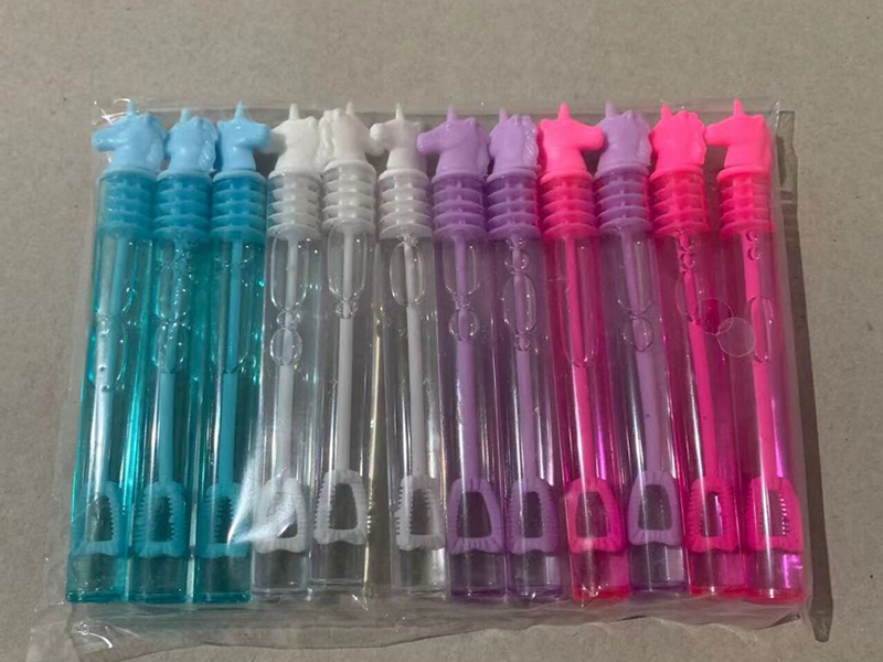 Unicorn Mini Tube Bubble Stick 12pcs