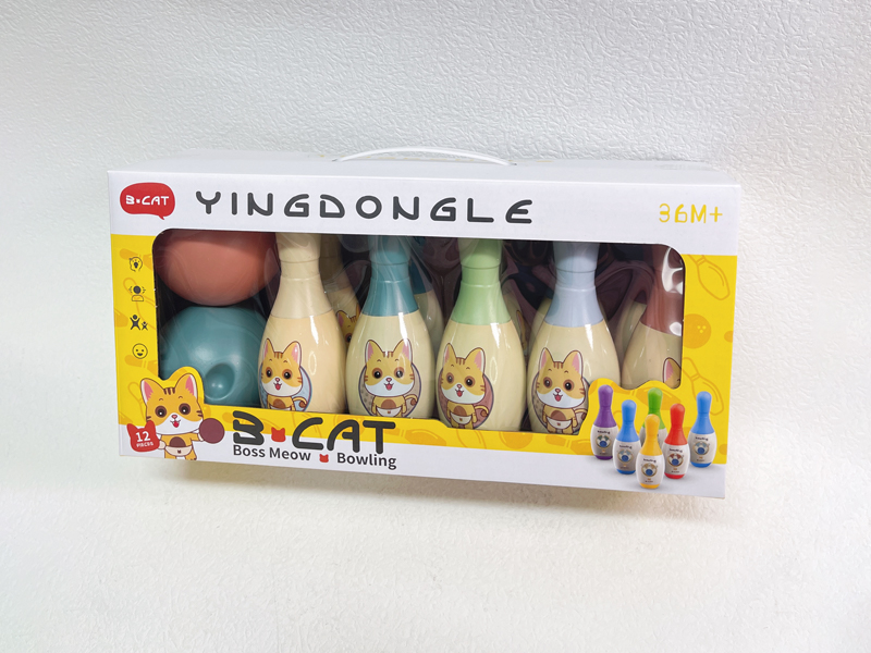 Bowling Toy Set(10 Bowling Balls+2 Round Balls)
