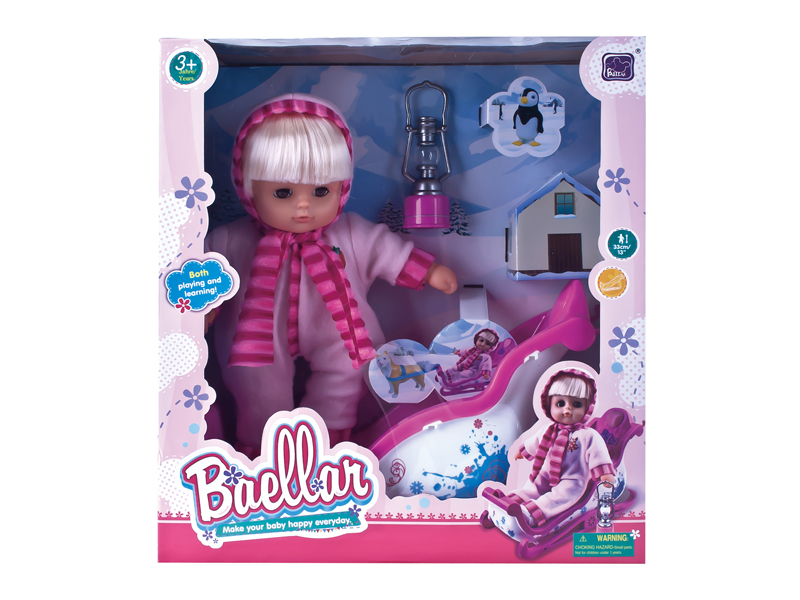 13 Inch Snowmobile Bella Doll