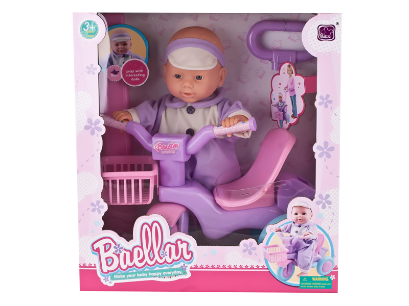 15 Inch Bicycle Bella Doll