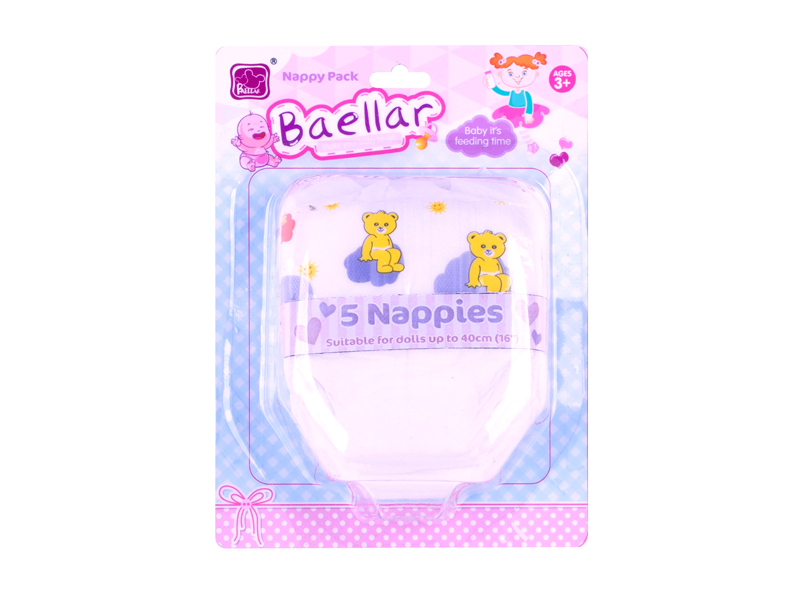 5Pcs Diaper Suit