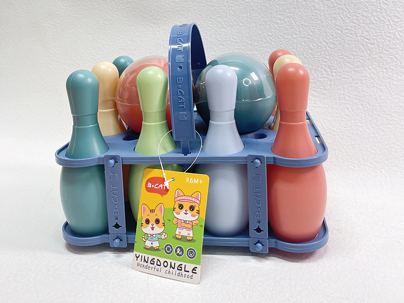 Small Portable Bowling Set