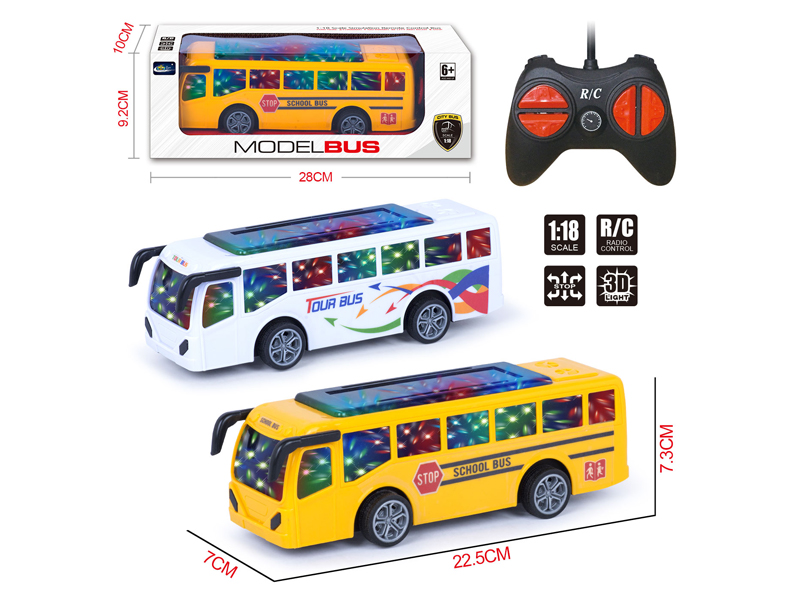 1:18 4Ch R/C Bus Strip 3D Light