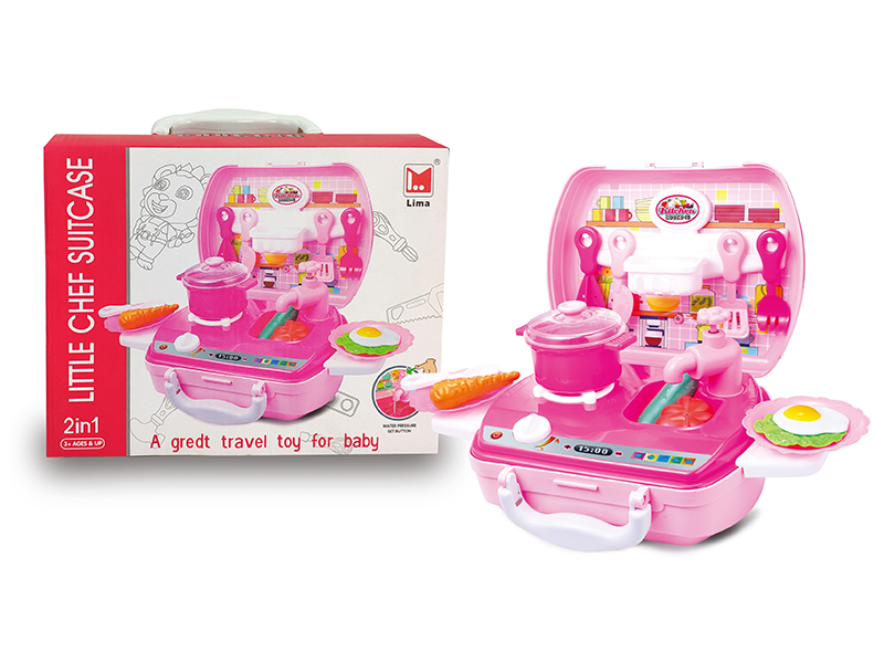 Kitchen Toys 2 In 1 Suitcase