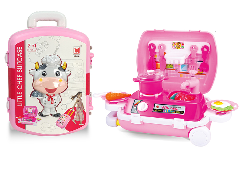 Kitchen Toys 2 In 1 Draw-Bar Box