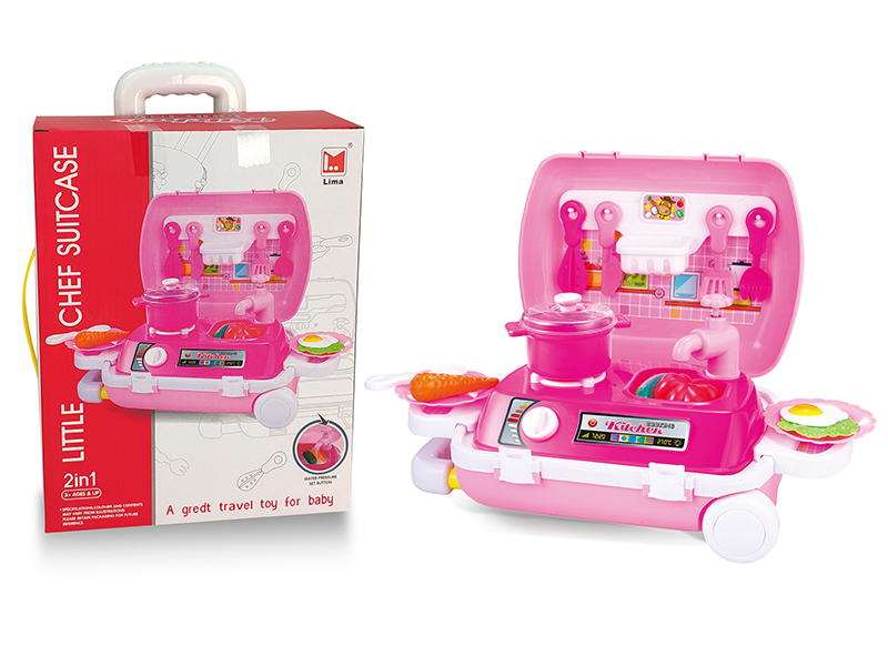Kitchen Toys 2 In 1 Draw-Bar Box