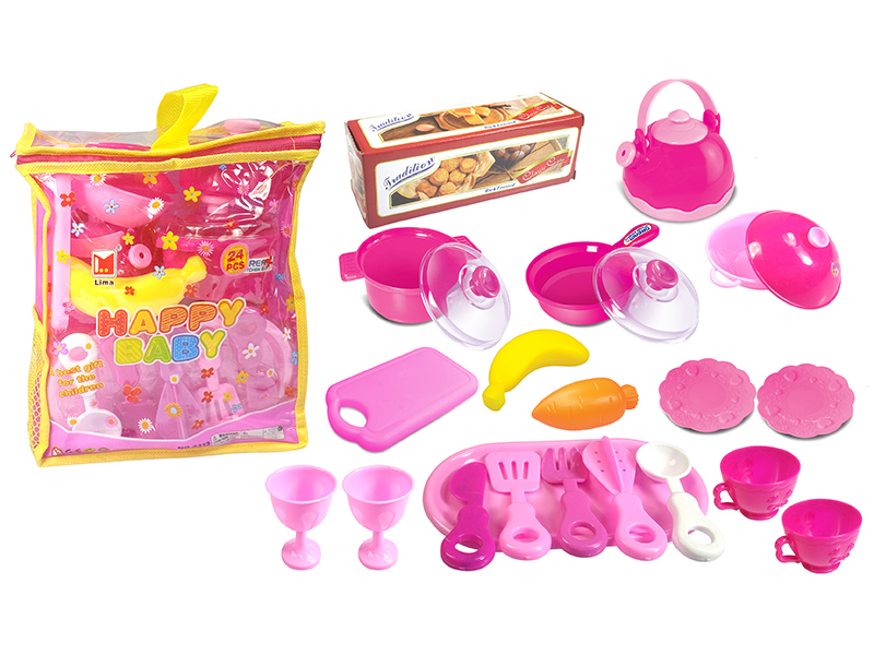 Kitchen Toys Backpack Set 24PCS