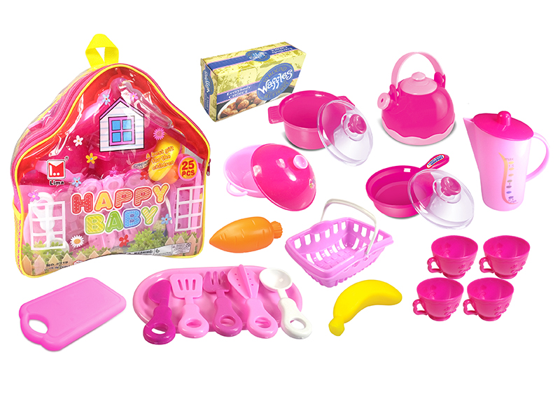 Kitchen Toys Backpack Set 25PCS