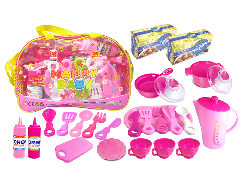 Kitchen Toys Backpack Set 26PCS