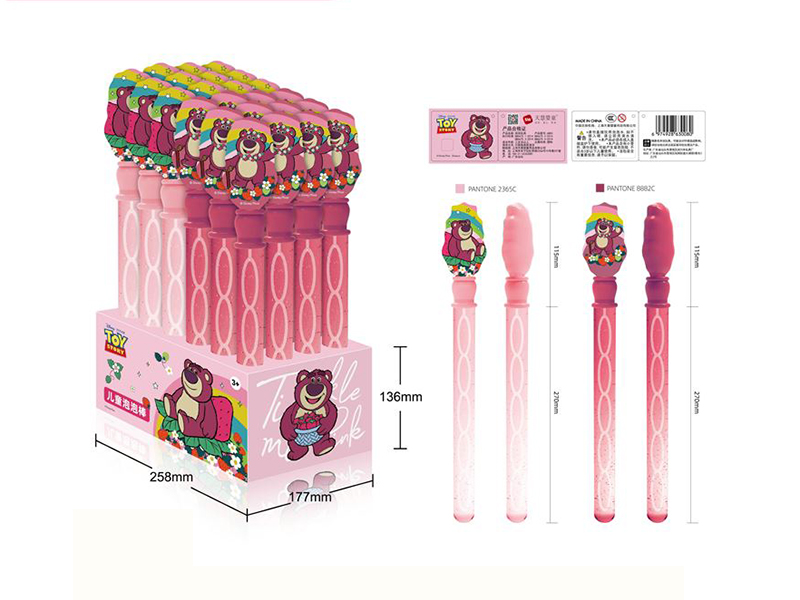 Strawberry Bear Bubble Sticks 24PCS