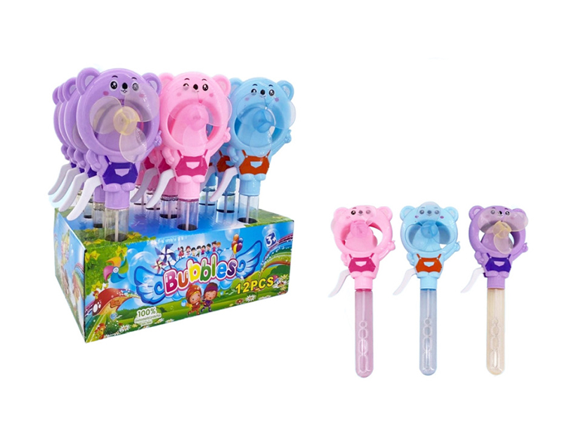 Hand Fan Bubble Stick 12PCS