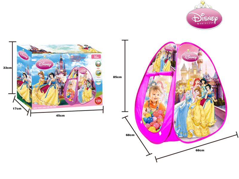 Disney Princess Tent With 100 Ocean Balls