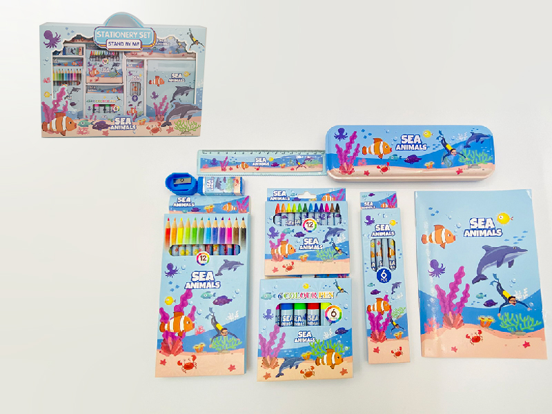 Sea Animals Stationery Set