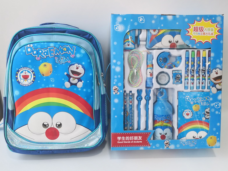 Doraemon School Bag Stationery Set
