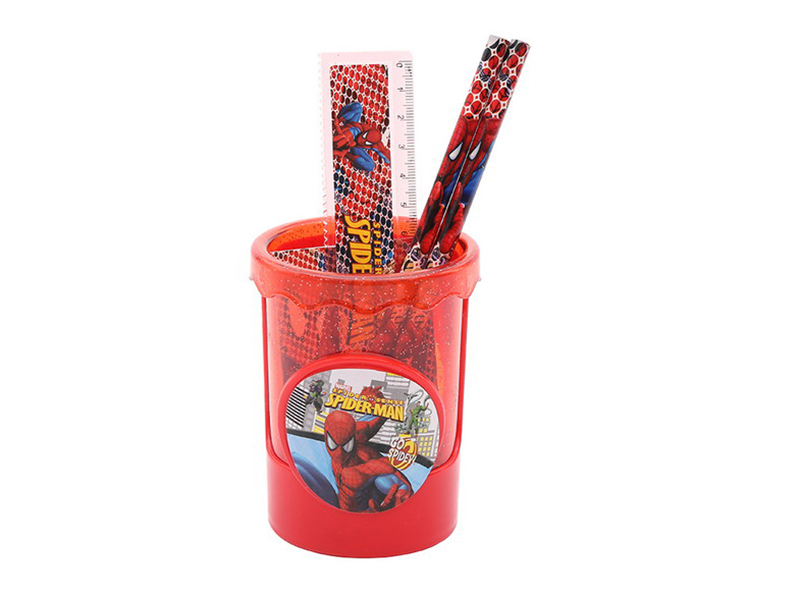 Spider-Man Pencil Holder Stationery Set