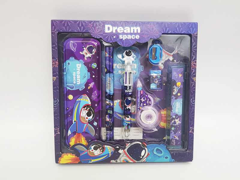 Correction Tape + 6 Color Ballpoint Pen Stationery Set - Dream Space