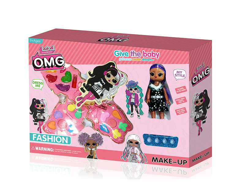 L.O.L Surprise Doll Children's 3 Layers Makeup Set