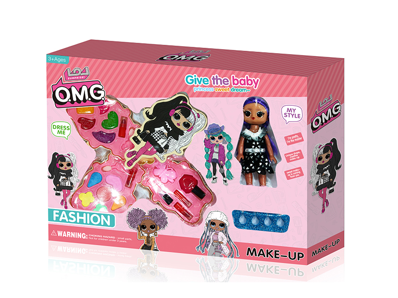 L.O.L Surprise Doll Children's 3 Layers Makeup Set