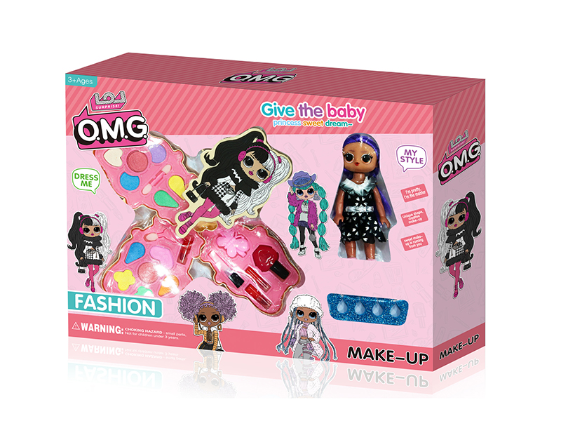 L.O.L Surprise Doll Children's 3 Layers Makeup Set