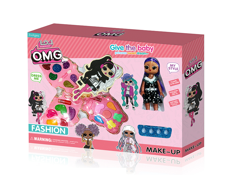 L.O.L Surprise Doll Children's 3 Layers Makeup Set