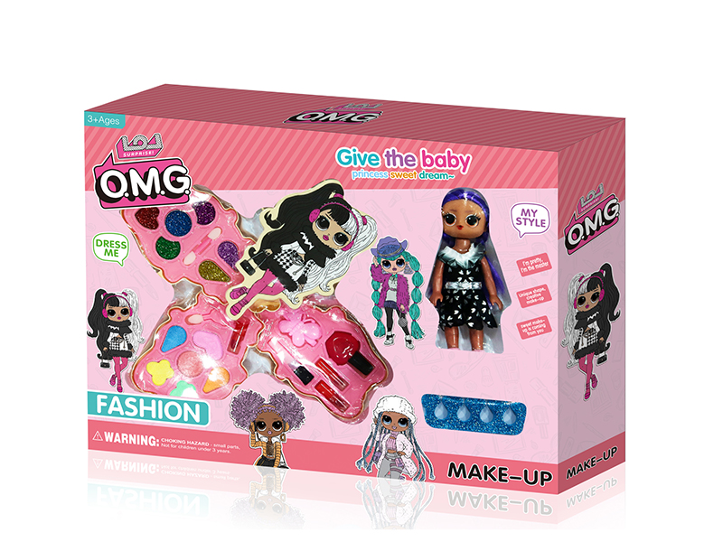 L.O.L Surprise Doll Children's 3 Layers Makeup Set