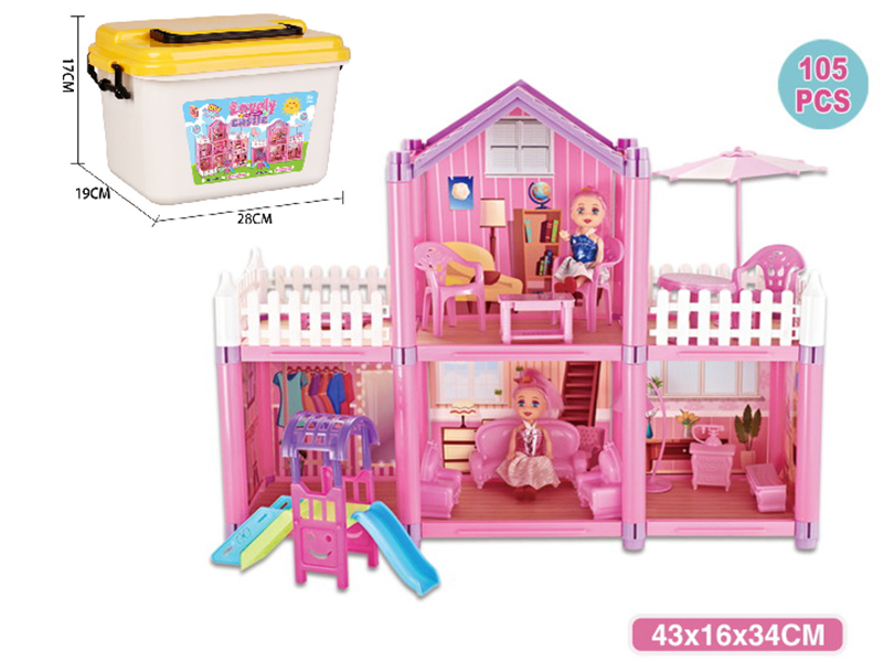 DIY Assembly Villa 105pcs