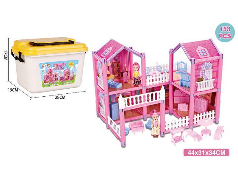 DIY Assembly Villa 153pcs