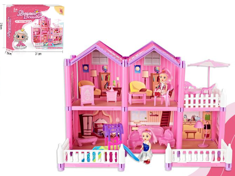 DIY Assembly Villa - 5 Rooms(126PCS)