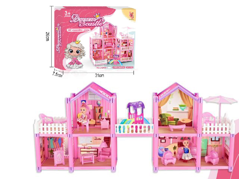 DIY Assembly Villa - 6 Rooms(149PCS)