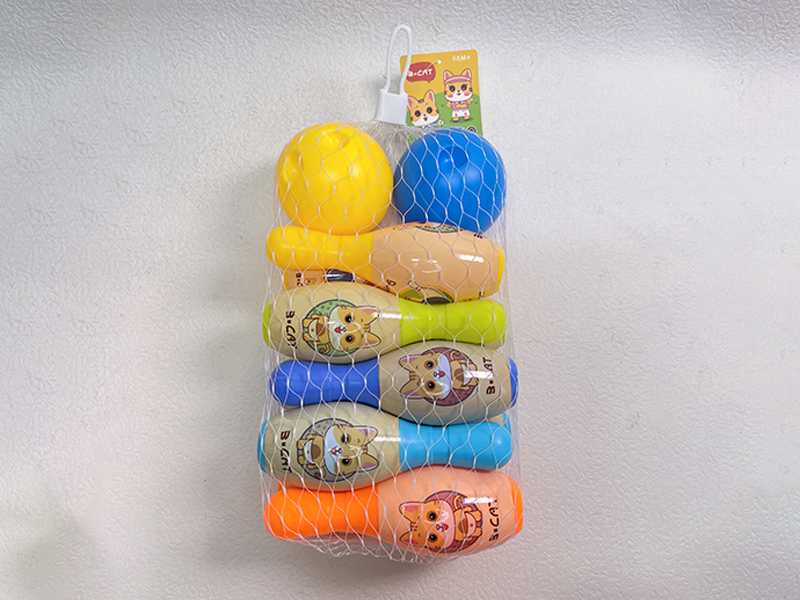 Bowling Set (10 Bowling Balls+2 Round Balls)