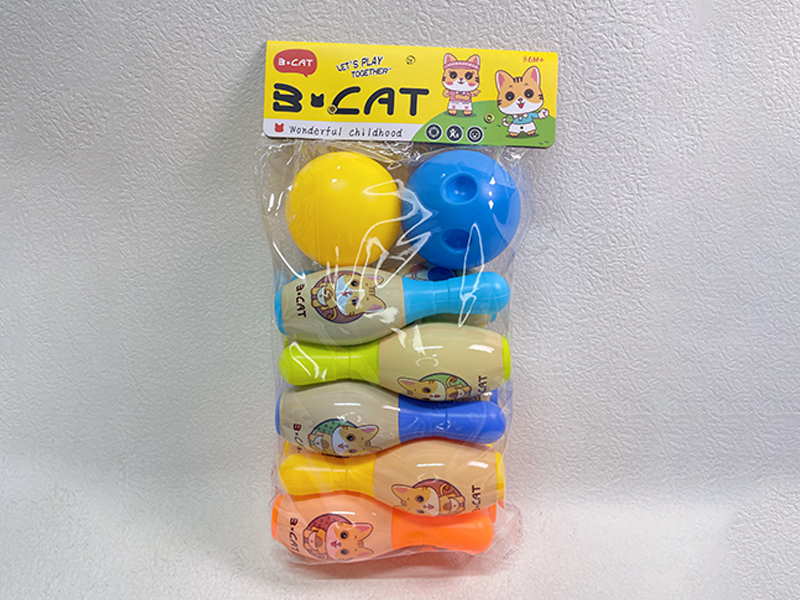 Bowling Set (10 Bowling Balls+2 Round Balls)