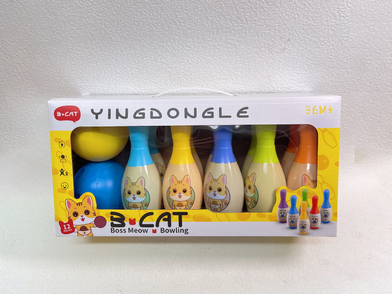 Bowling Set (10 Bowling Balls+2 Round Balls)