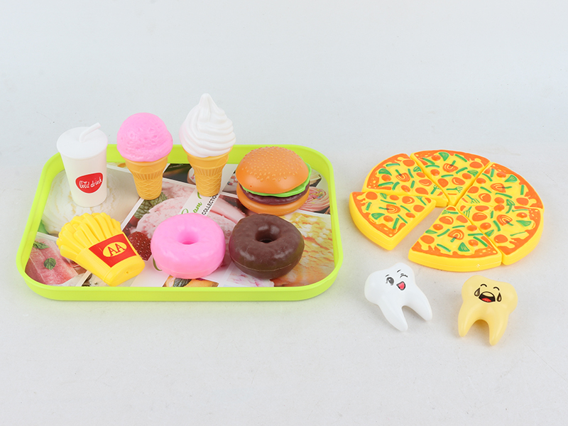 Square Plate Foods Set