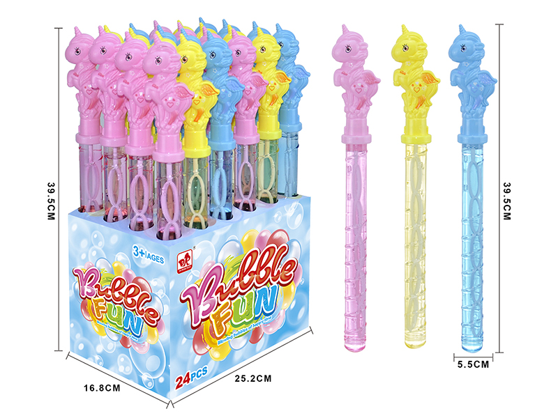 Unicorn Bubble Sticks 24pcs