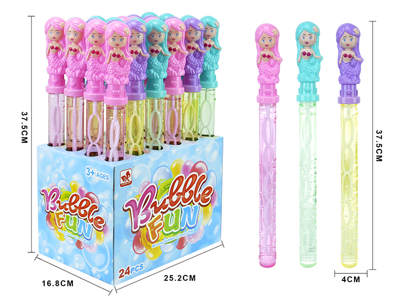Mermaid Bubble Sticks 24pcs