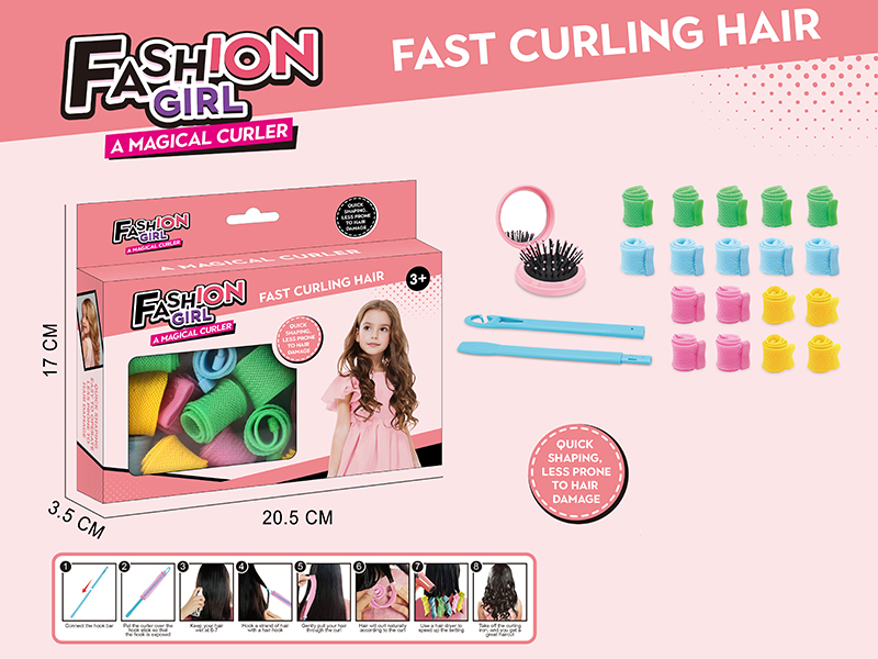 Hair Curler + DIY Folding Comb