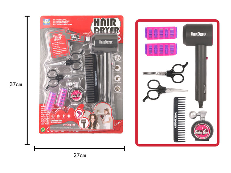 7PCS DIY Simulated Hair Styling Tool Electric Hair Dryer Set