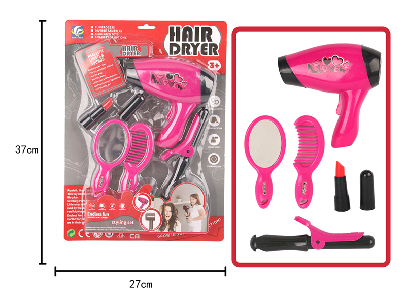 6PCS DIY Simulated Hair Styling Tool Electric Hair Dryer Set